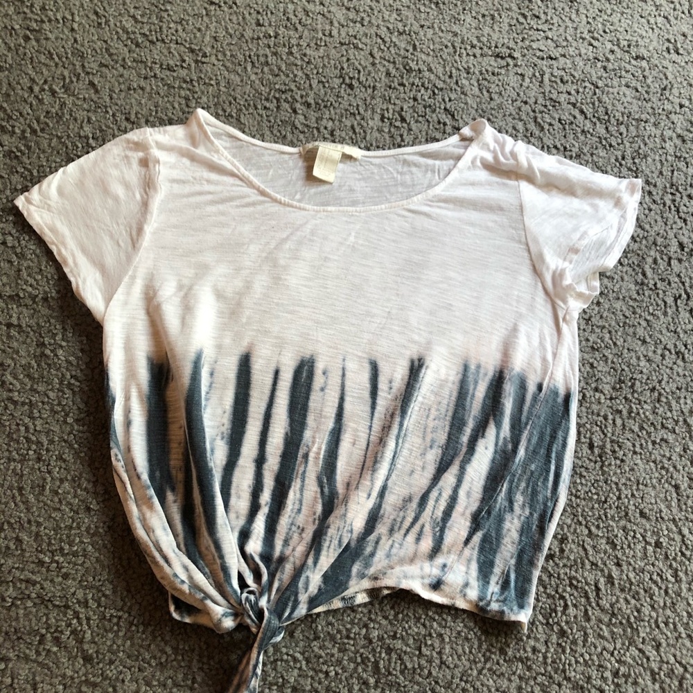 forever 21 tie-dye tie top
